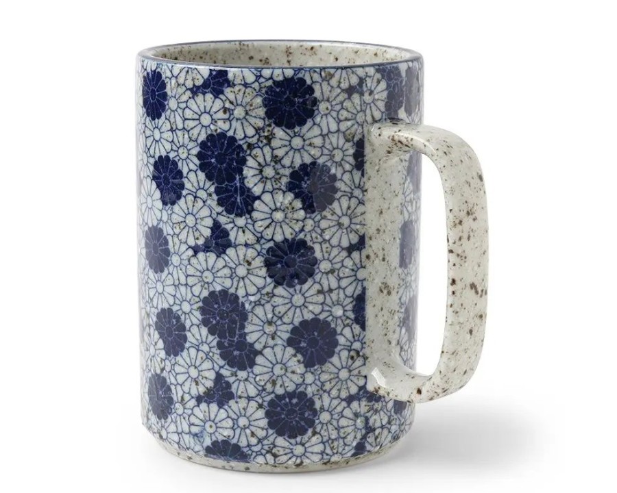 Tabletop Miya Company Mugs | Mug Blue Kikuzu 16 Oz.