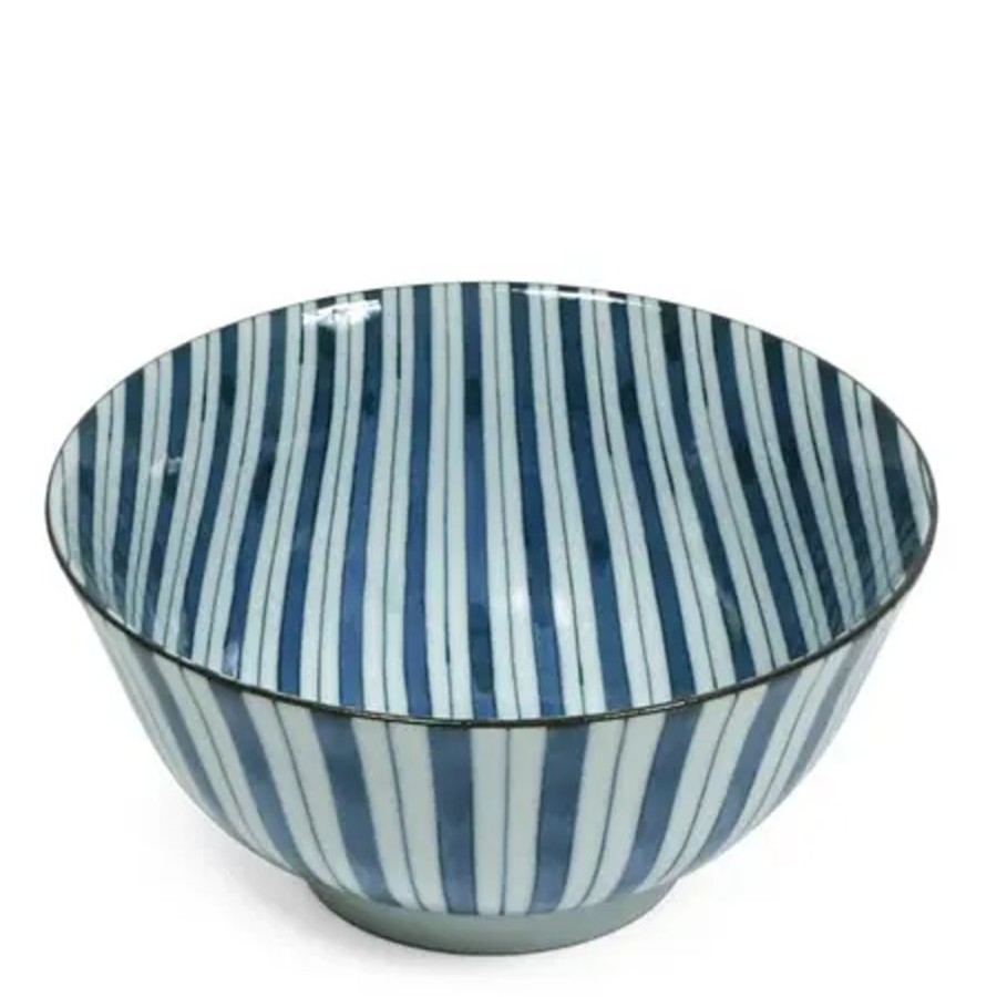 Tabletop Miya Company Medium Bowls | Tokusa Stripes 6" Bowl