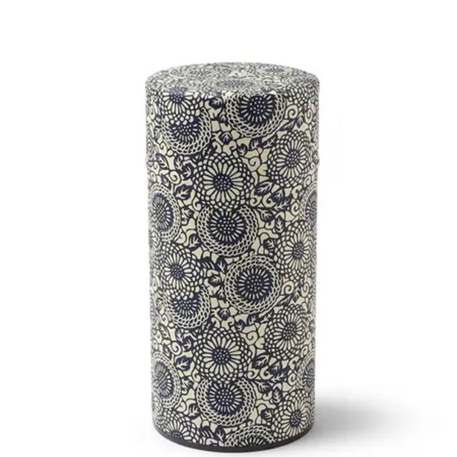 Tabletop Miya Company Teaware Accessories | Tea Canister Antique Manjugiku Mums
