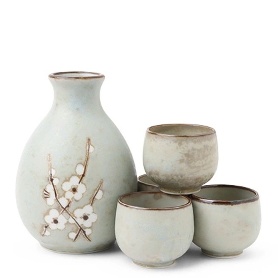 Tabletop Miya Company Sake Sets | Spring Blossoms Sake Set