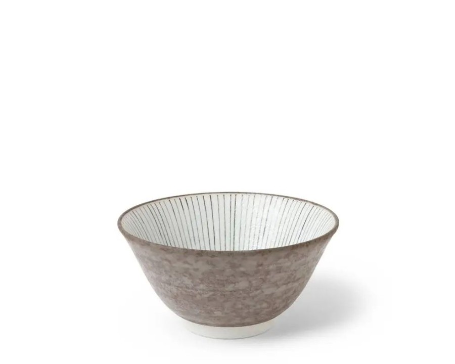 Tabletop Miya Company Rice Bowls | Tokusa Gray 5.25" Rice Bowl
