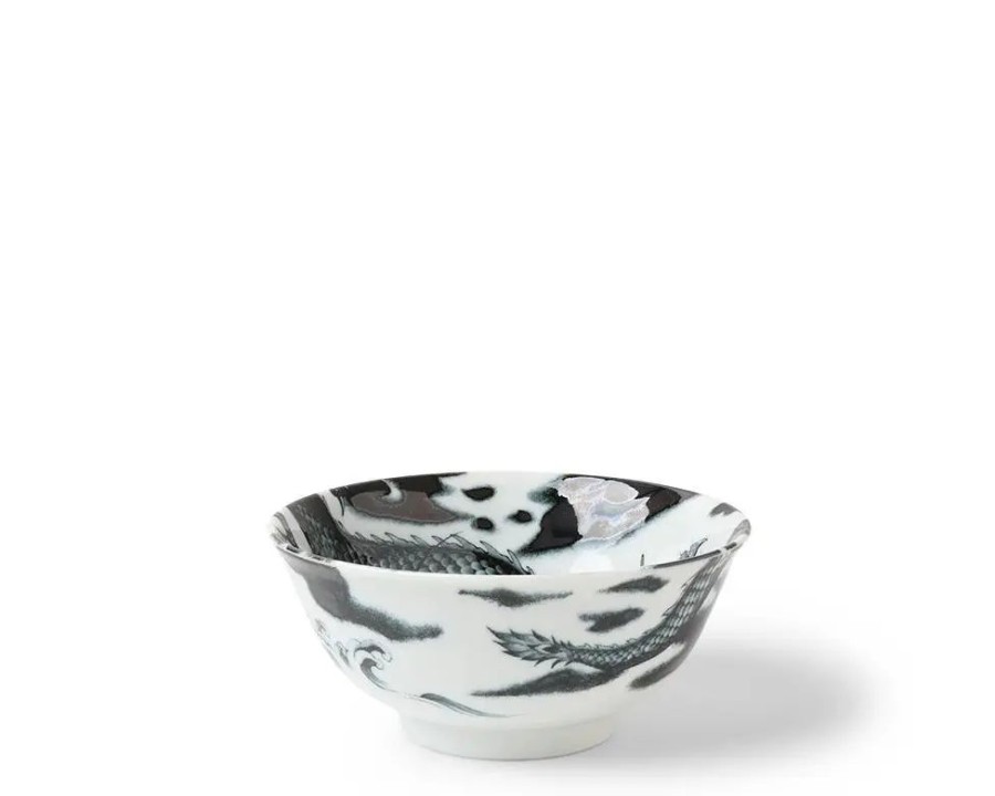 Whimsy Miya Company Mythical Creatures | Flying Dragon 5.75" Bowl Gray