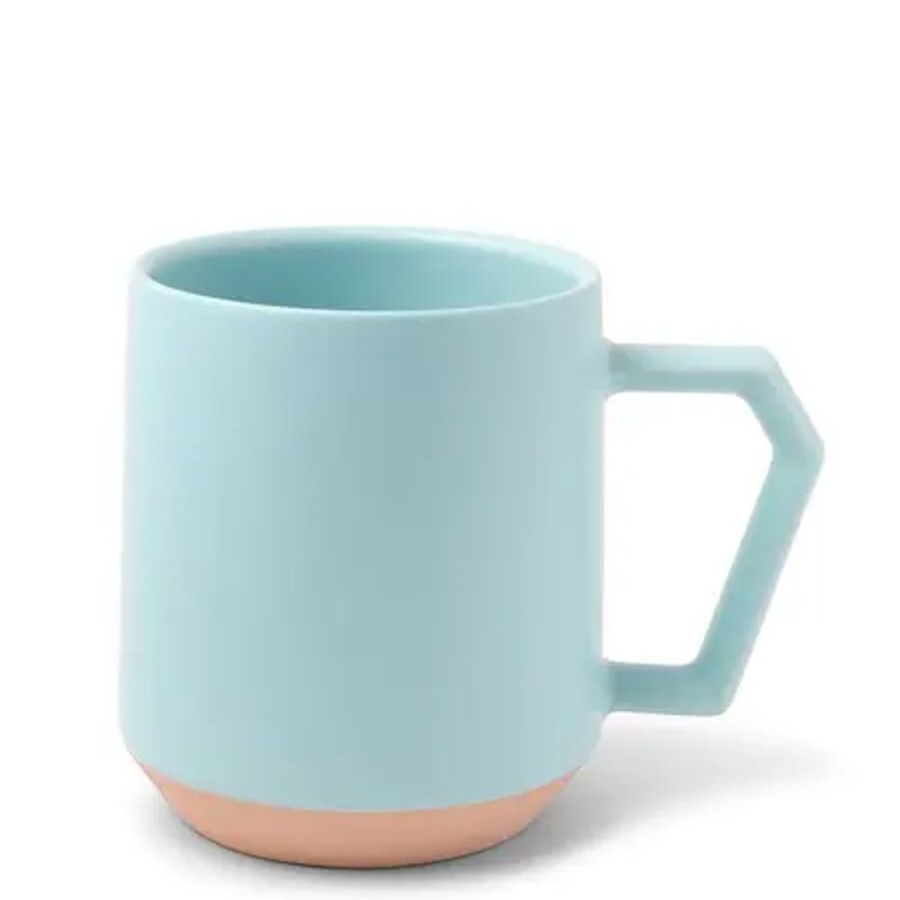 Tabletop Miya Company Mugs | Chips 12 Oz. Mug Pastel Blue