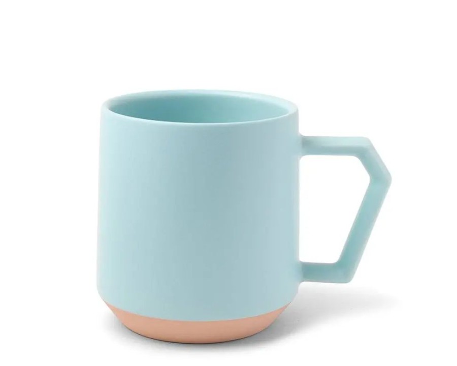 Tabletop Miya Company Mugs | Chips 12 Oz. Mug Pastel Blue