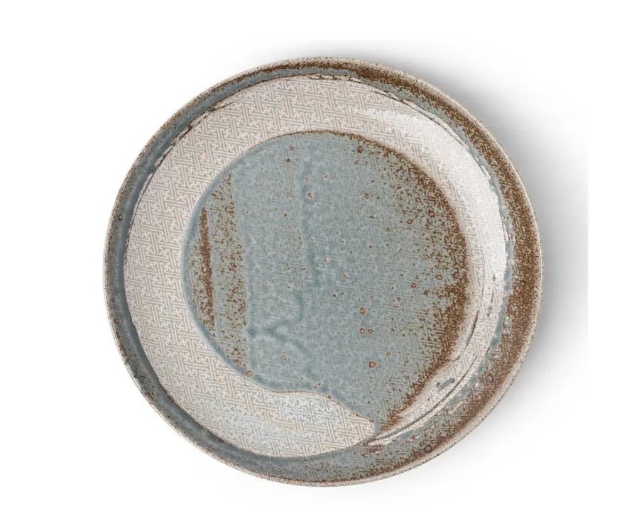 Tabletop Miya Company Medium Plates | Enso Green Plate 8-1/2"