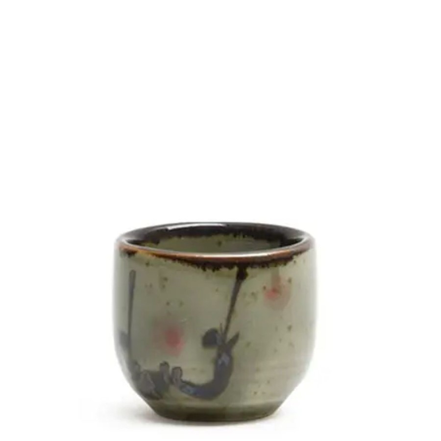 Tabletop Miya Company Sake Bottles & Cups | Mashiko Plum 1.2 Oz. Sake Cup