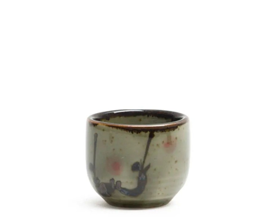 Tabletop Miya Company Sake Bottles & Cups | Mashiko Plum 1.2 Oz. Sake Cup