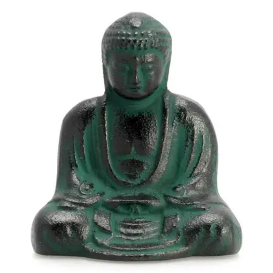 Home Miya Company Desk Accessories | Paperweight Buddha Green