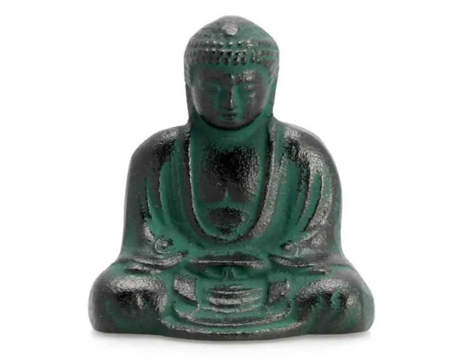 Home Miya Company Desk Accessories | Paperweight Buddha Green