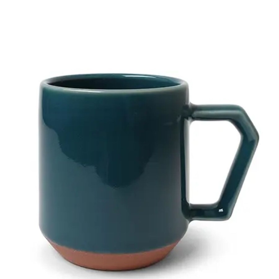 Tabletop Miya Company Mugs | Chips 12 Oz. Mug Emerald