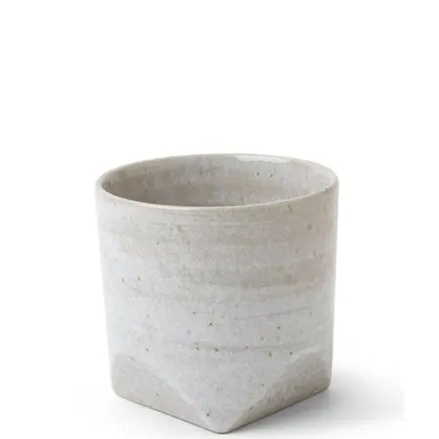 Tabletop Miya Company Teacups | Teacup Faceted Grey