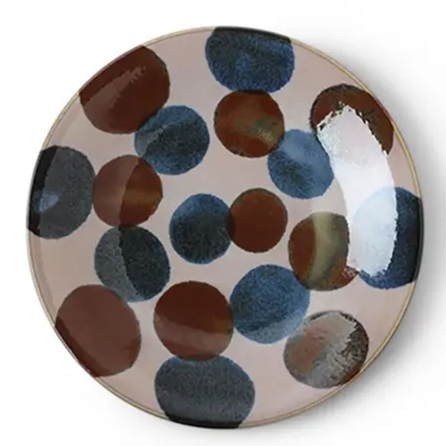 Tabletop Miya Company Large Plates | Rustic Dots 11" Plate