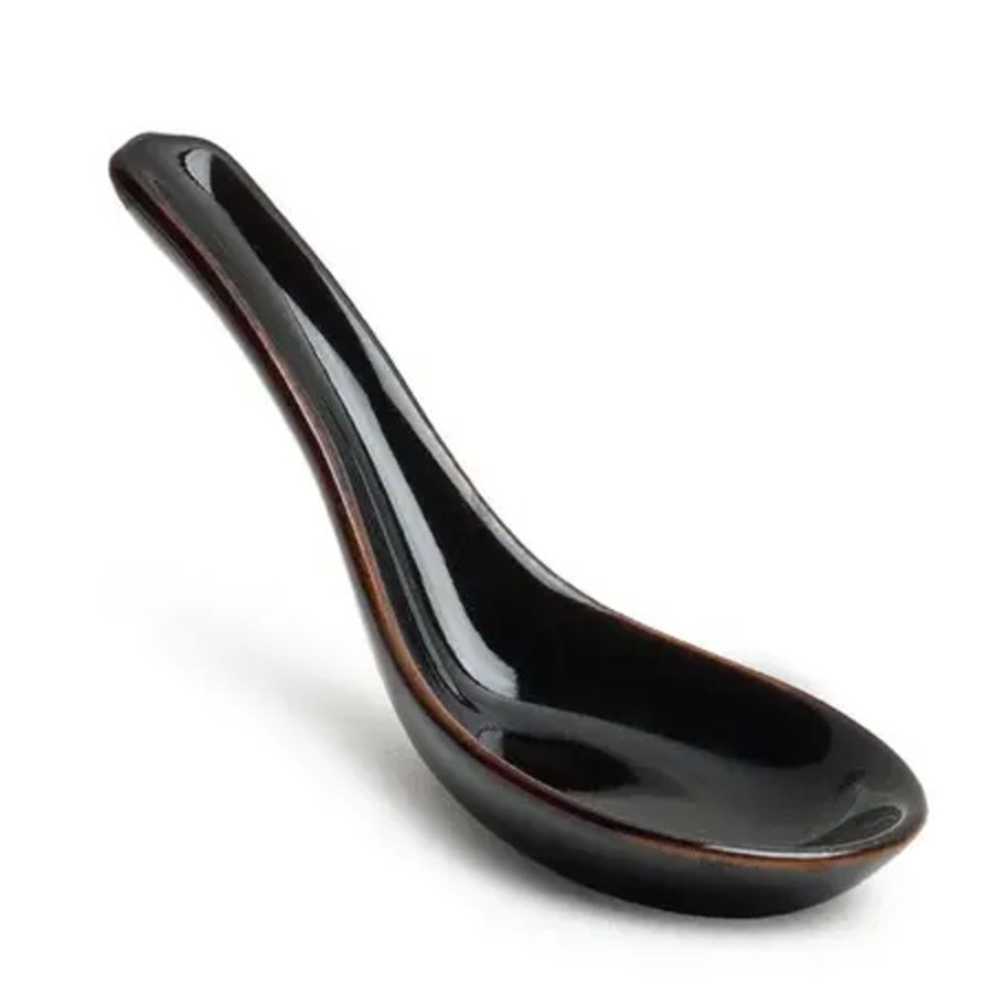 Tabletop Miya Company Soup Spoons | Tenmoku Soup Spoon