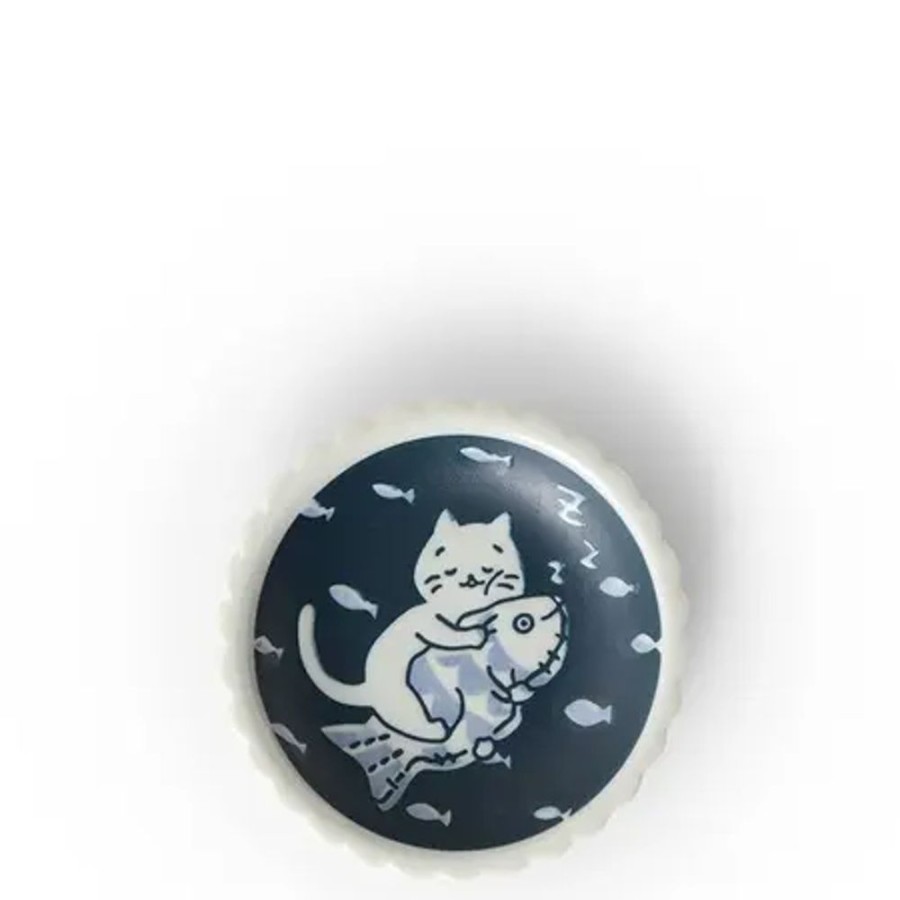 Whimsy Miya Company Plates | Cat Life 4.25" Sauce Dish