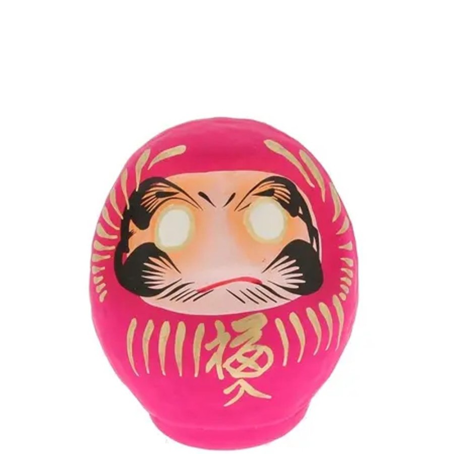 Whimsy Miya Company Figurines | Daruma Pink Love 3-3/4"