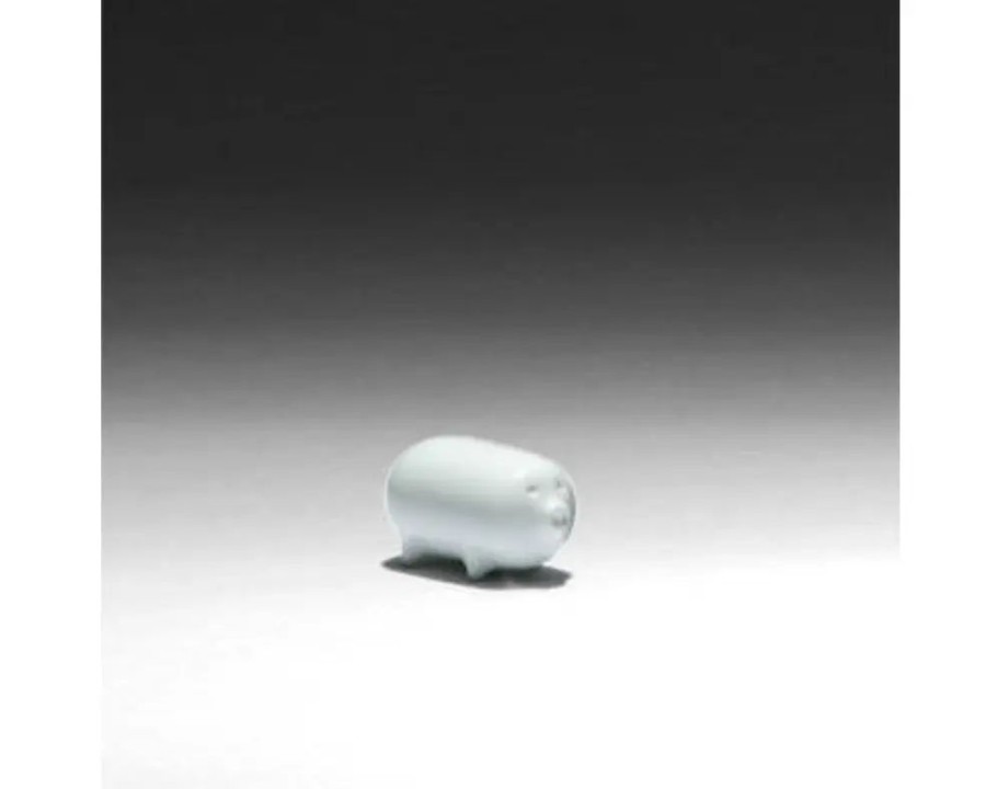 Whimsy Miya Company Pigs | Mori Pig Figurine - White At Miya