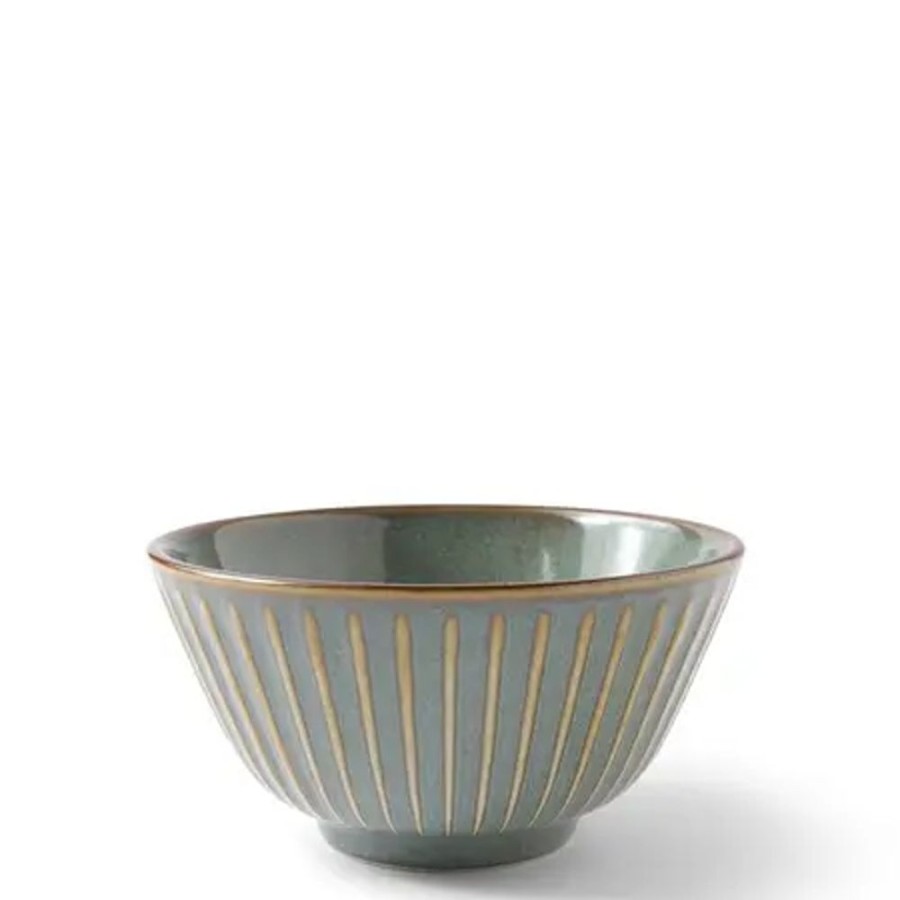 Tabletop Miya Company Rice Bowls | Aiya Green 4.75" Rice Bowl