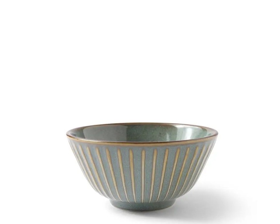 Tabletop Miya Company Rice Bowls | Aiya Green 4.75" Rice Bowl