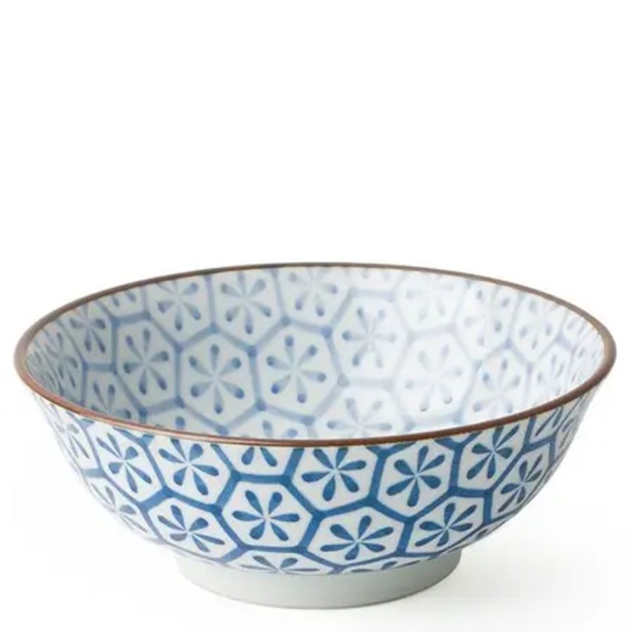 Tabletop Miya Company Ramen Bowls | Monyou 7.5" Hana Kikkou Bowl