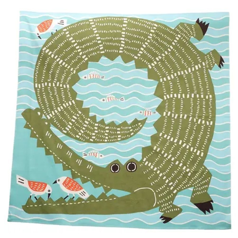 Home Miya Company Furoshiki & Tenugui | Furoshiki Crocodile 41"