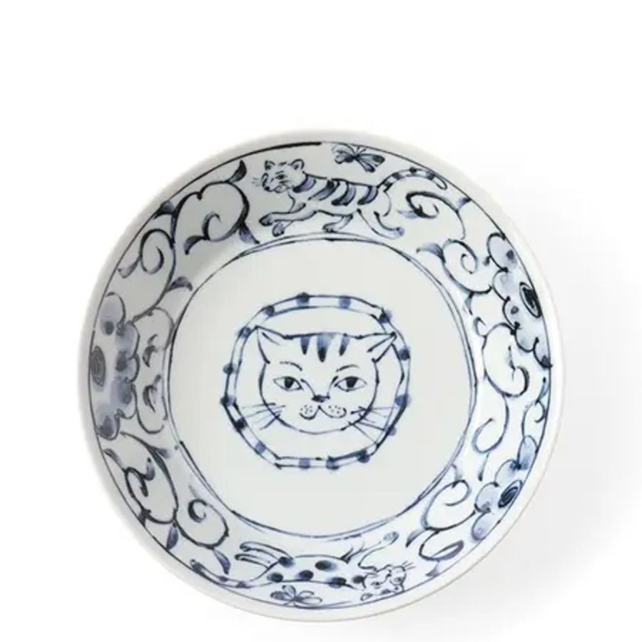 Whimsy Miya Company Plates | Plate 8" Cat Face