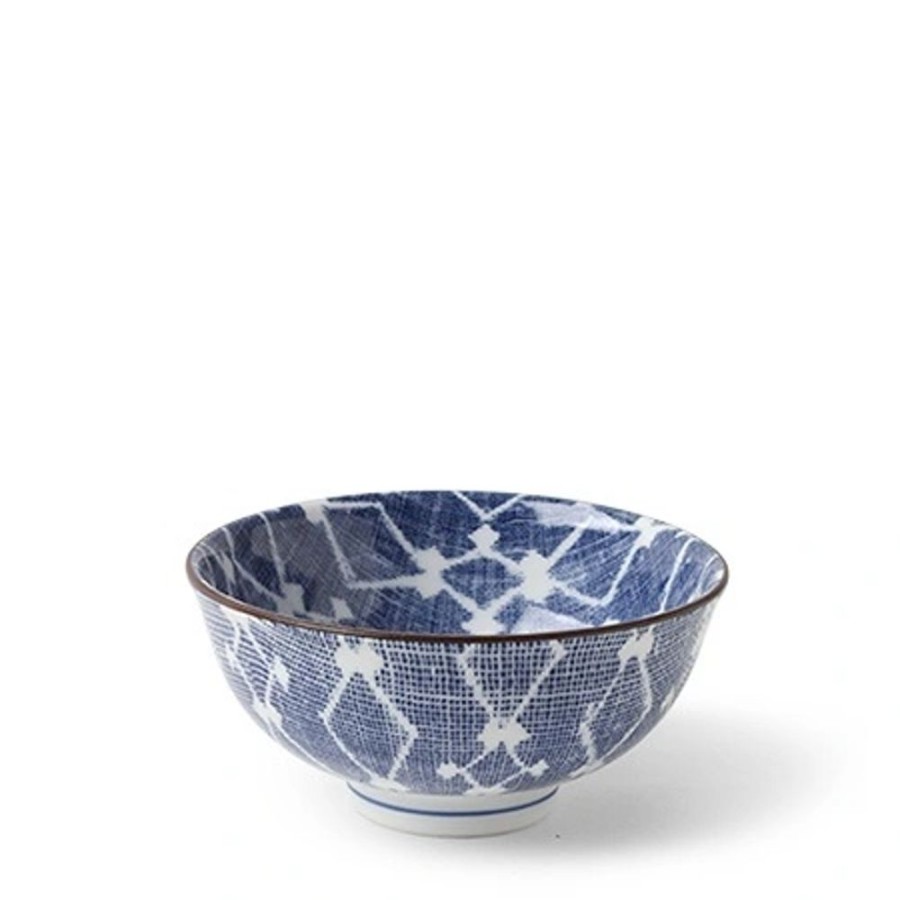 Tabletop Miya Company Rice Bowls | Aizome Hishi 4.5" Rice Bowl