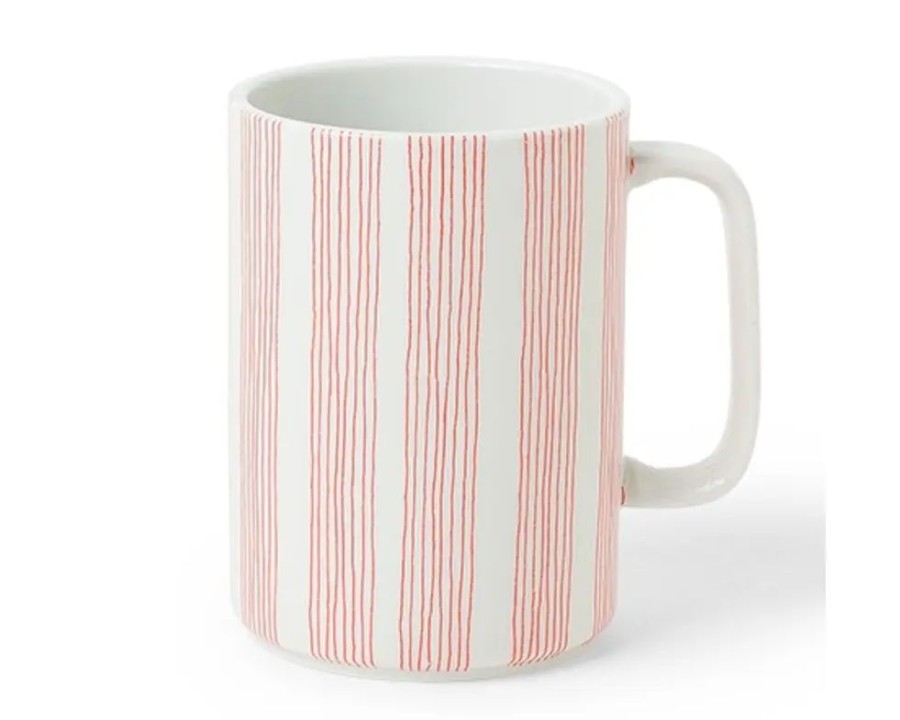 Tabletop Miya Company Mugs | Mug Red Obi Stripe