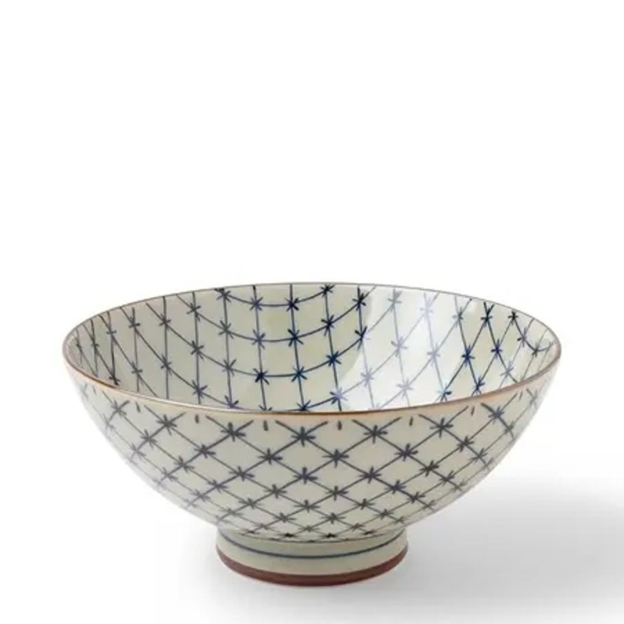 Tabletop Miya Company Medium Bowls | Antique Kimono Lattice Bowl 5-5/8"