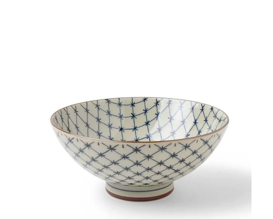 Tabletop Miya Company Medium Bowls | Antique Kimono Lattice Bowl 5-5/8"