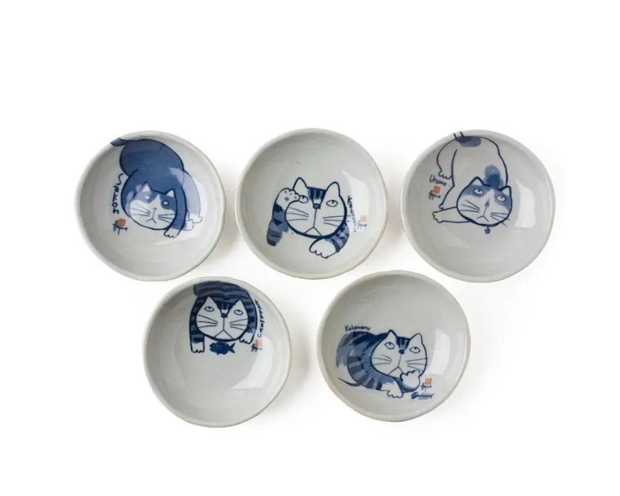 Whimsy Miya Company Cats | Kabamaru 4.25" Mini Dish Set