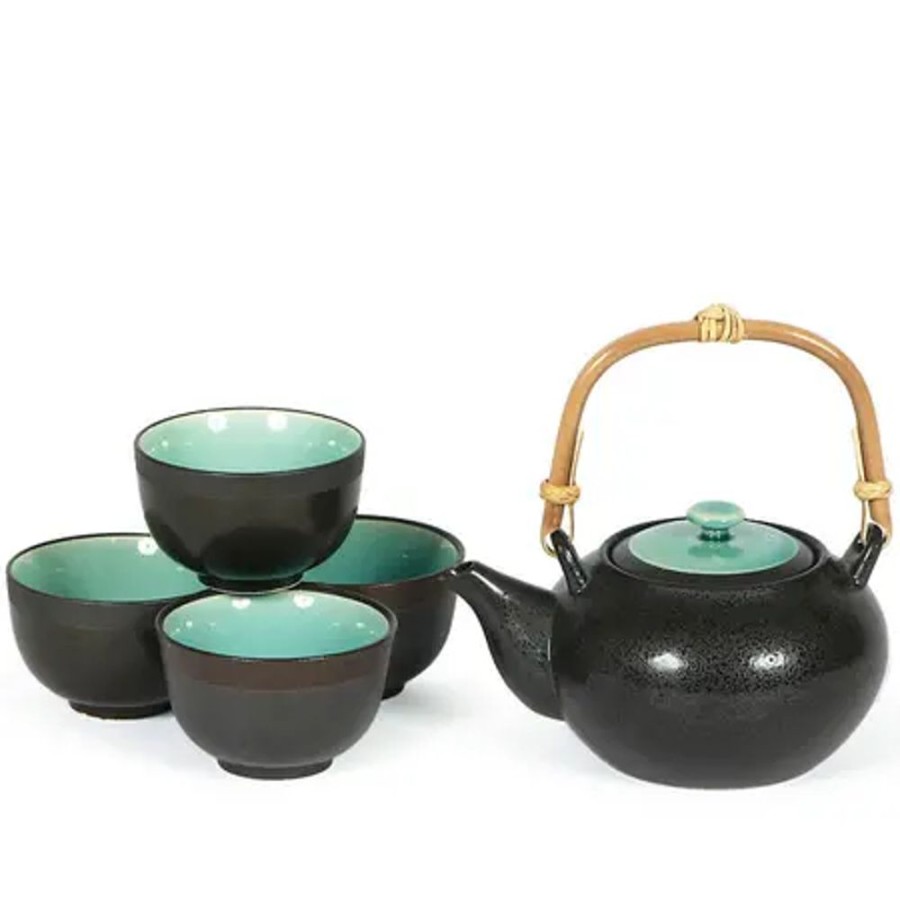 Tabletop Miya Company Tea Sets - Ceramic | Ocean Blue Tea Set