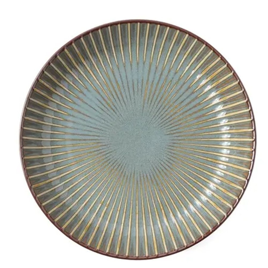 Tabletop Miya Company Medium Plates | Aiya Green 8.75" Plate