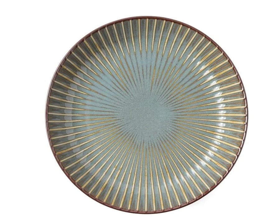 Tabletop Miya Company Medium Plates | Aiya Green 8.75" Plate