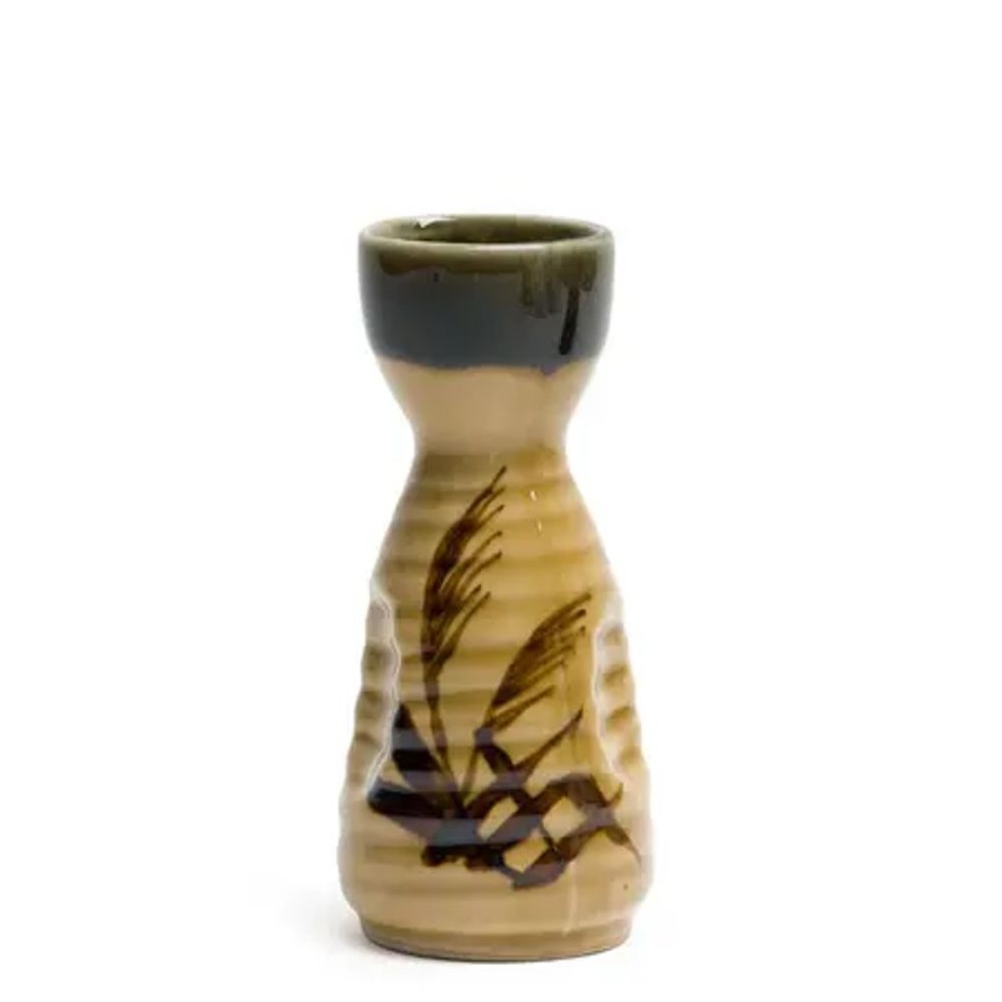 Tabletop Miya Company Sake Bottles & Cups | Oribe Sasa 4 Oz. Sake Bottle