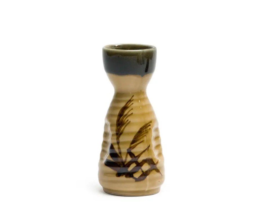 Tabletop Miya Company Sake Bottles & Cups | Oribe Sasa 4 Oz. Sake Bottle