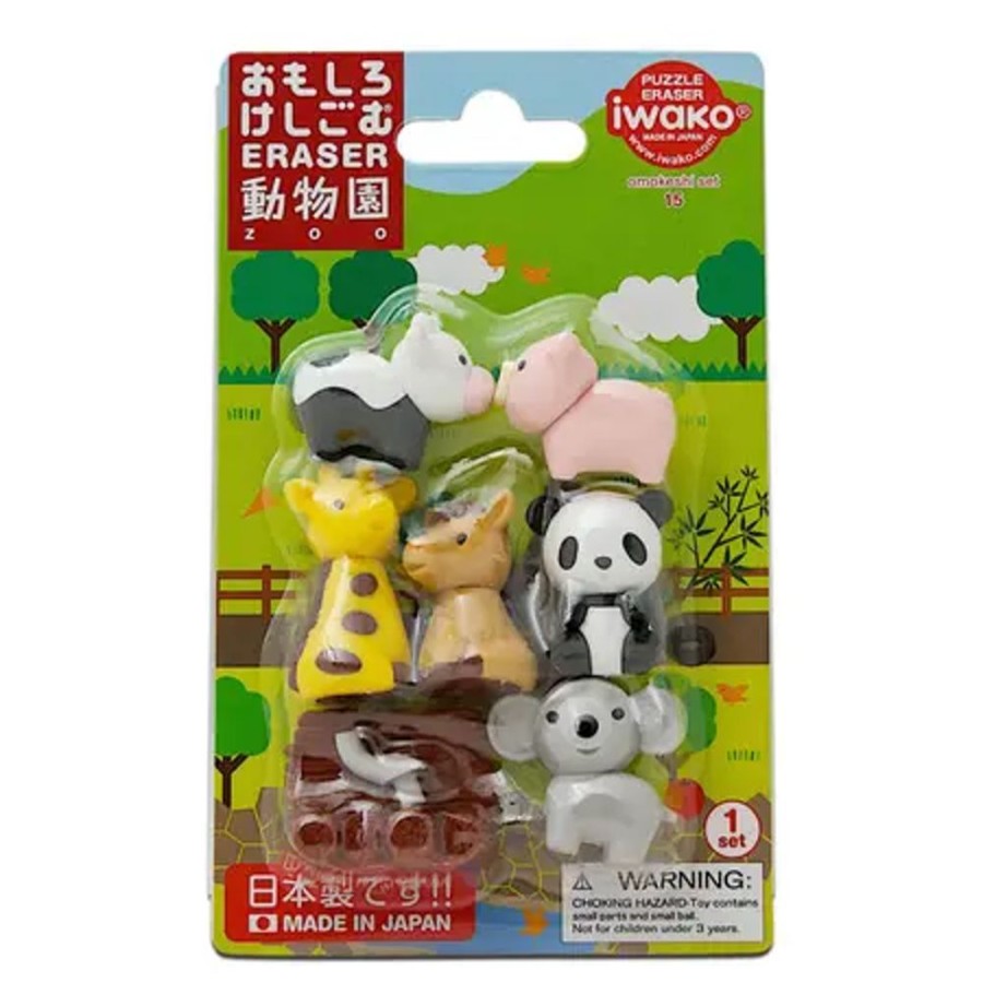 Whimsy Miya Company Other | Iwako Zoo Animals Eraser Pack At Miya