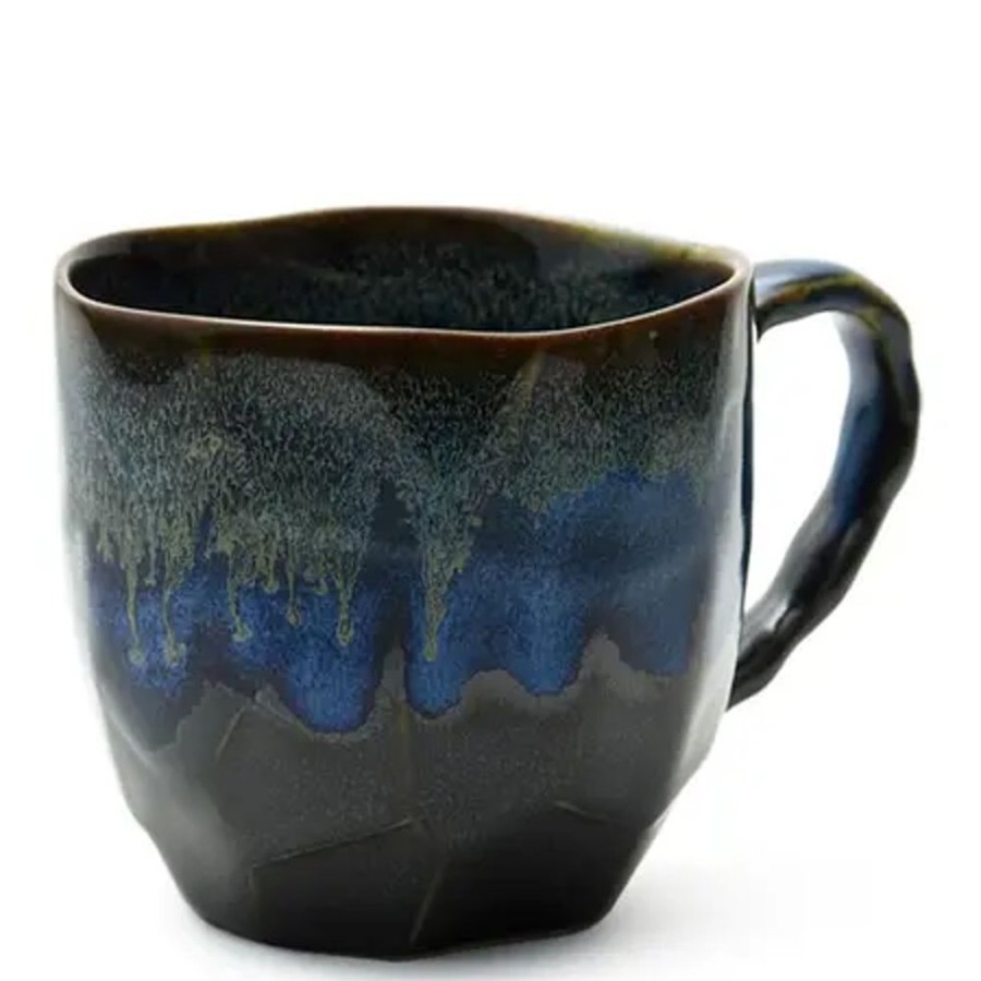 Tabletop Miya Company Mugs | Boulder Mug- Black & Blue