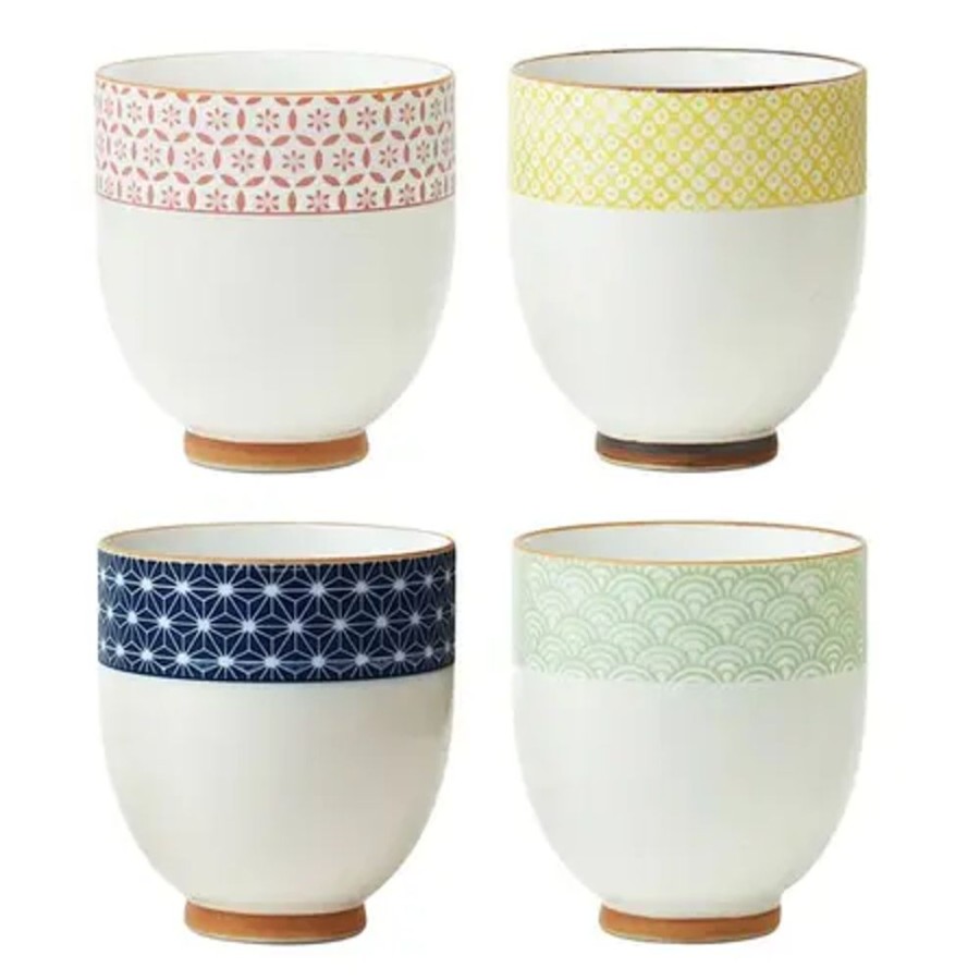 Tabletop Miya Company Teacups | Sashiko Teacup Set 6 Oz.