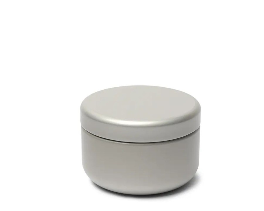 Tabletop Miya Company Teaware Accessories | Tea Canister Petite Silver 30G