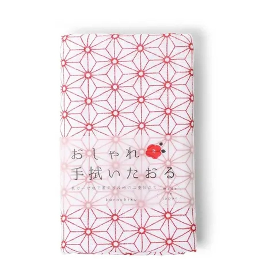 Home Miya Company Towels | Towel Red Asanoha
