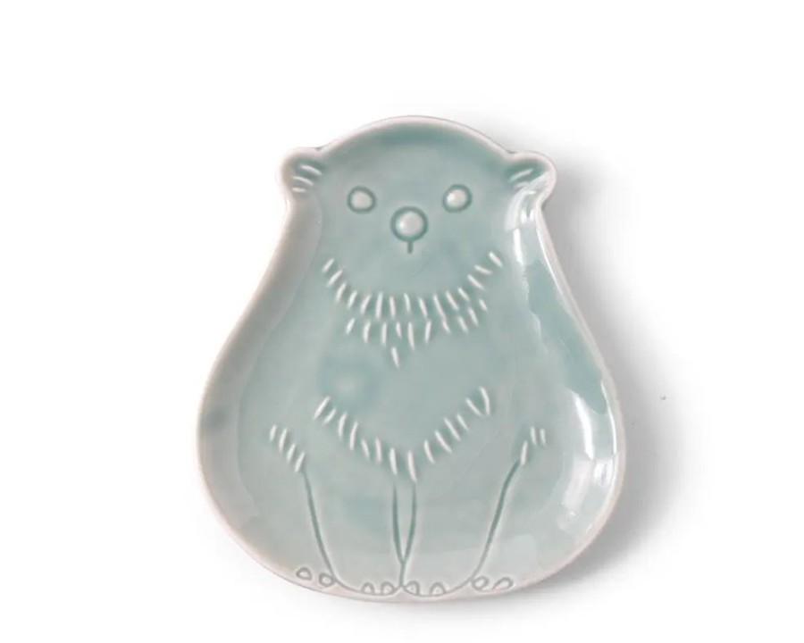 Whimsy Miya Company Other | Sauce Dish Bear Teal