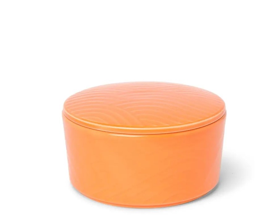 Tabletop Miya Company Small Bowls | Bowl With Cover Himari Orange