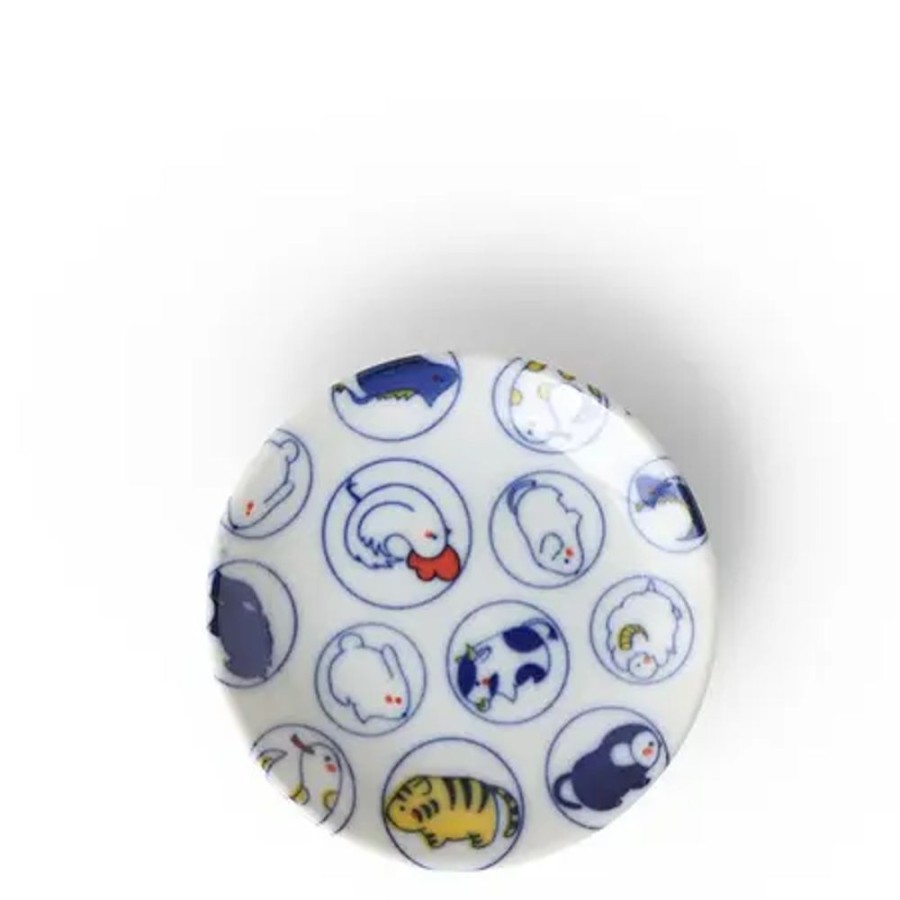 Whimsy Miya Company Plates | Zodiac Animals 4" Sauce Dish