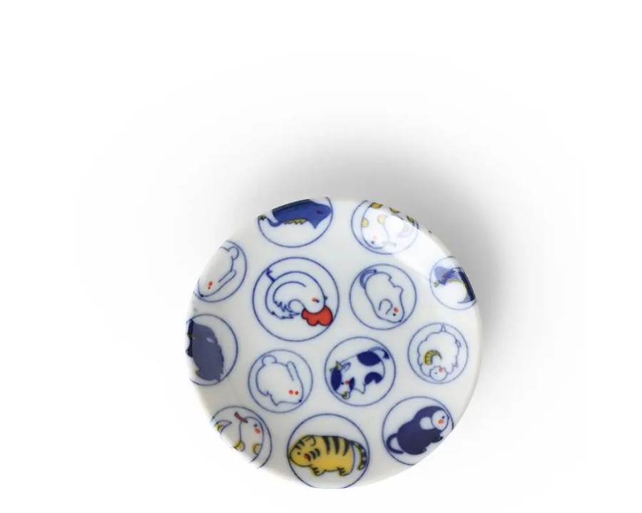 Whimsy Miya Company Plates | Zodiac Animals 4" Sauce Dish