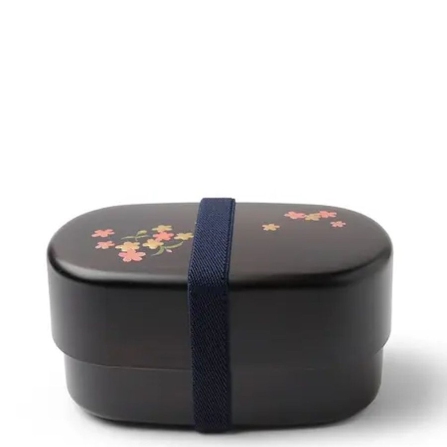 Tabletop Miya Company | Bento Set Woodgrain Sakura Blossom