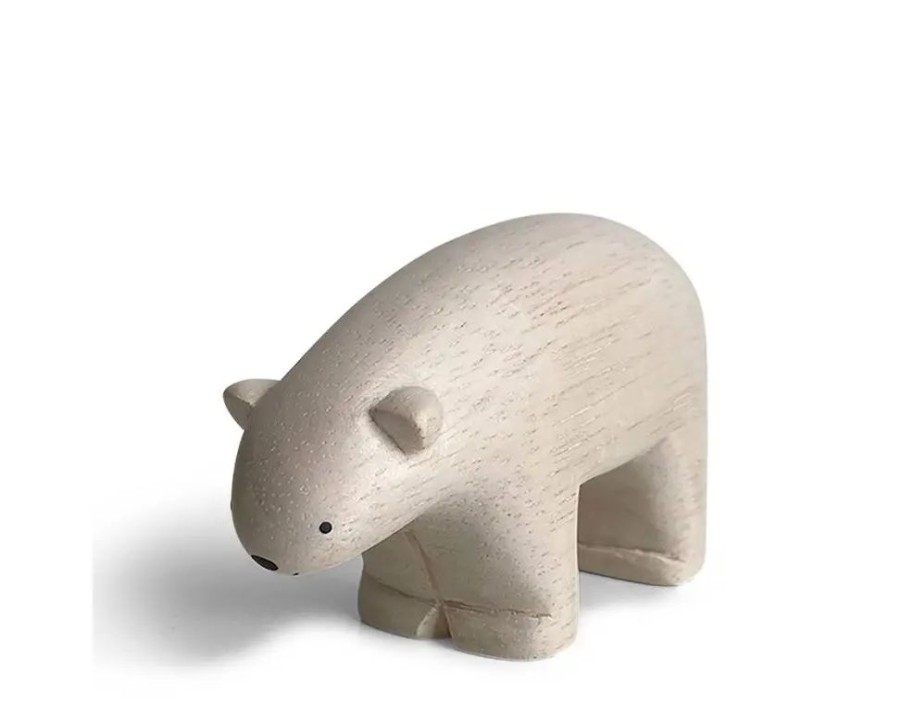 Whimsy Miya Company Other | T-Lab Wooden Animal - Polar Bear