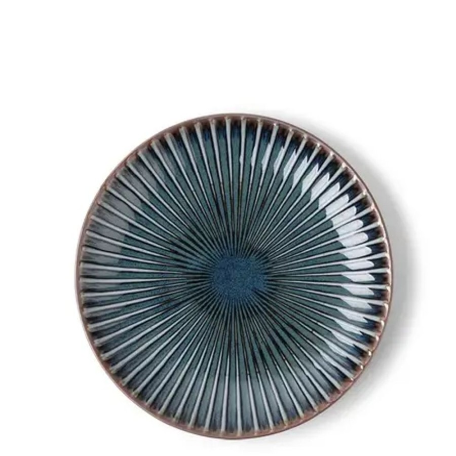 Tabletop Miya Company Medium Plates | Aiya Navy 6.5" Plate