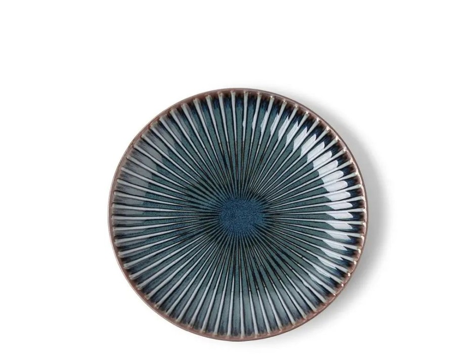 Tabletop Miya Company Medium Plates | Aiya Navy 6.5" Plate