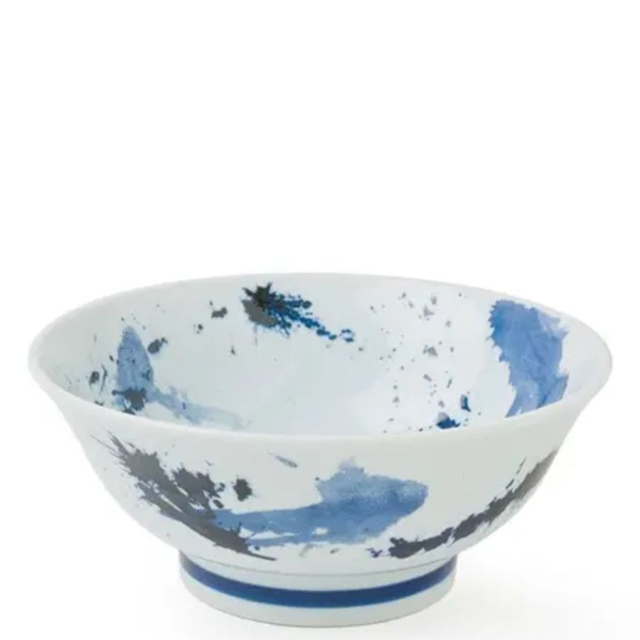 Tabletop Miya Company Ramen Bowls | Blue Sumi 8.5" Noodle Bowl