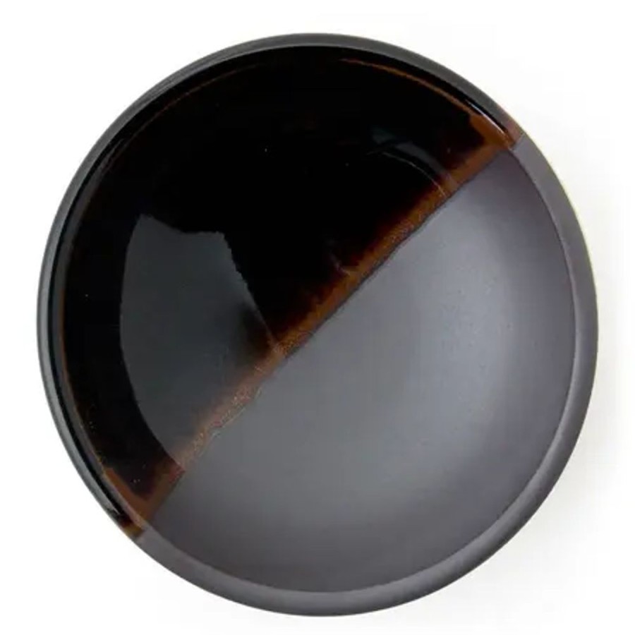 Tabletop Miya Company Sauce Dishes | Tenmoku Stripe 3.25" Sauce Dish